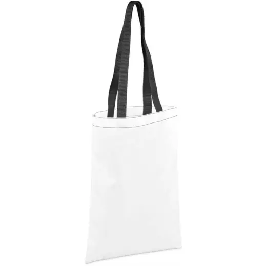 Hoppla Eden RPET Stitch-Bond Shopper Unbranded Angle